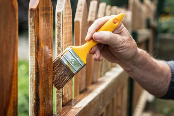 Fence Staining